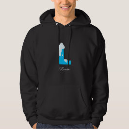 Lägg till ditt namn på din sweatshirt (bokstav L)