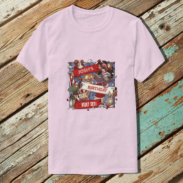 Lägg till ditt namn på Fläkten på födelsedagskväll T Shirt