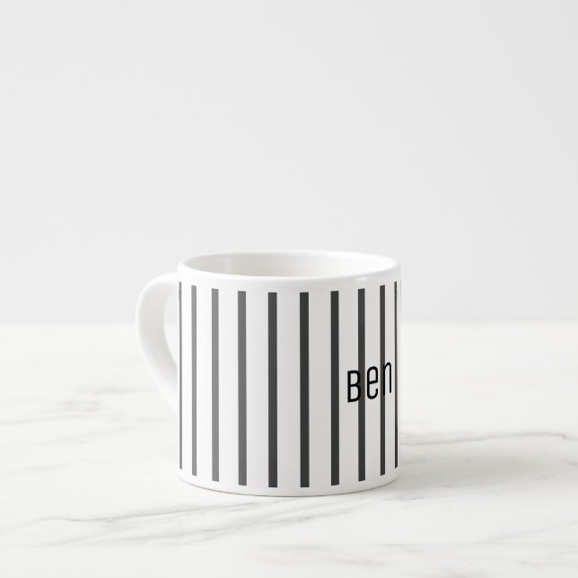 Lägg till Ditt Namn Personlig Espresso Kaffe Mugg  Espressomugg (Framsida vänster)