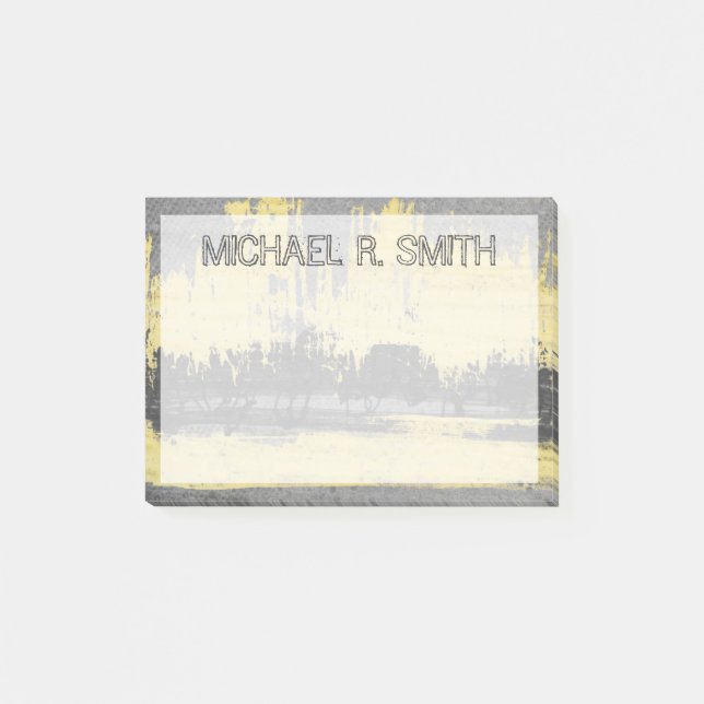 Lägg till ditt namn | Radar II Post-it Block (Framsida)