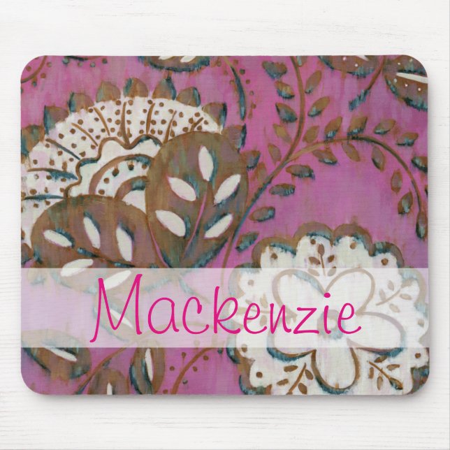 Lägg till ditt namn | Radiant ornament I Musmatta (Framsidan)