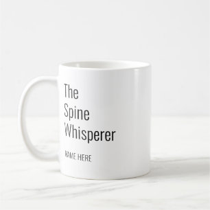 Lägg till ditt namn Rine Whisperer Chiropractor Kaffemugg