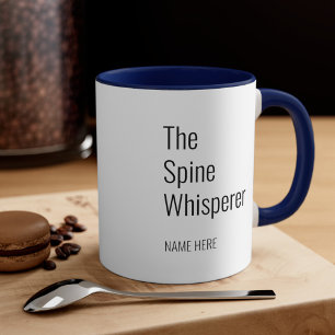 Lägg till ditt namn Rine Whisperer Chiropractor Mugg