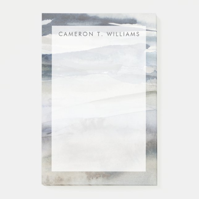 Lägg till ditt namn | Saltstråle av Neutralt Post-it Block (Framsida)