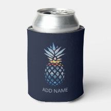 Lägg till Ditt Namn Solnedgång Strand Ananas med H