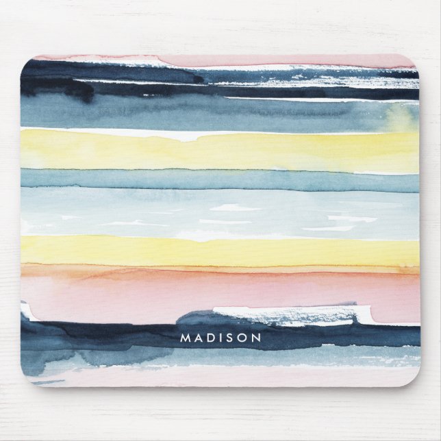 Lägg till ditt namn | Sunset Stream I Musmatta (Framsidan)