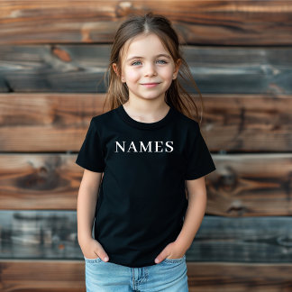 Lägg till ditt namn t shirt