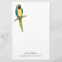 Lägg till ditt namn| Teal Macaw