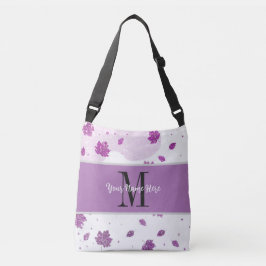 Lägg till ditt namn till Höst löv Rosan i Cute Gli Axelväska