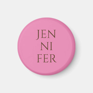 Lägg till ditt namn till professionell minimalist magnet
