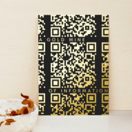 Lägg till ditt QR-kort för svart och Guld-rabatt