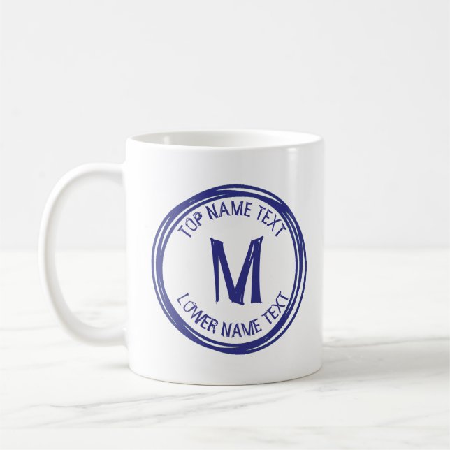 Lägg till ditt ursprungliga Namn eller Hand plocka Kaffemugg (Vänster)