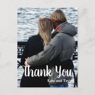 Lägg till ditt vykort för Photo Bröllop Tack