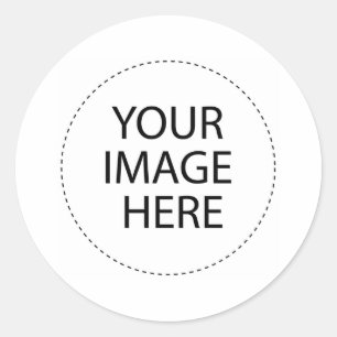 Lägg till egen bild eller text runt klistermärke