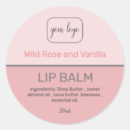 Lägg till egen Logotyp, klassiskt, rund etikett fö