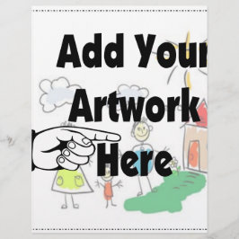 Lägg till egen teckning eller Barn teckning för gå