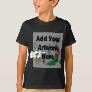 Lägg till egen teckning eller Barn teckning för gå Tee Shirt