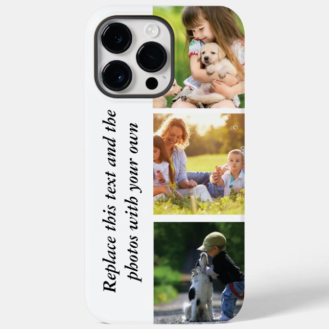 Lägg till egen text och bilder (Baksida)