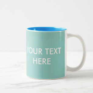 LÄGG TILL EGEN TEXT OCH FOTO Två-Tonad MUGG