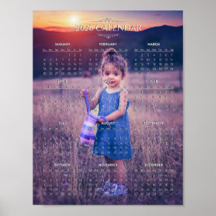 Lägg till eget foto 2026 Kalender Poster