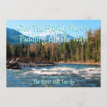 Lägg till eget foto flodlöpare julkort