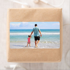 Lägg till eget foto och/eller egen text fraktsedel