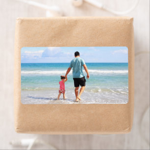 Lägg till eget foto och/eller egen text fraktsedel