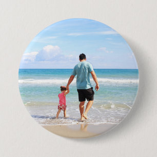 Lägg till eget foto och/eller egen text knapp