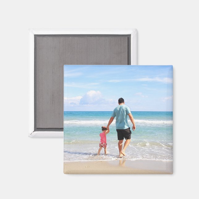 Lägg till eget foto och/eller egen text magnet (Front/Back)