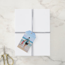 Lägg till eget foto och/eller egen text presentetikett