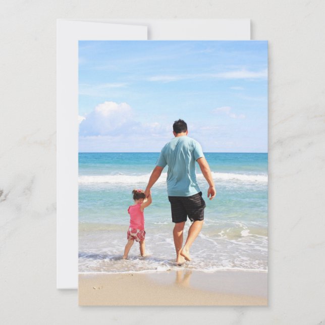 Lägg till eget foto och/eller text inbjudningar (Framsida)