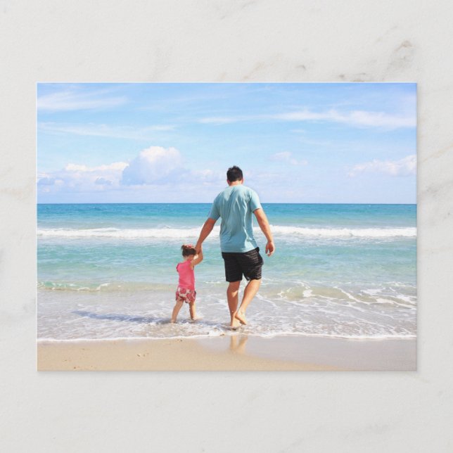 Lägg till eget foto och/eller text vykort (Framsida)