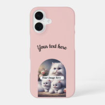 Lägg till eget foto & text iPhone-fodral Slim