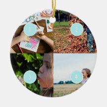 lägg till egna foton Anpassade 4-bildens ornament