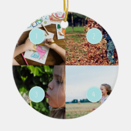 lägg till egna foton Anpassade 4-bildens ornament