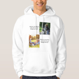 Lägg till egna foton, text och bakgrundsklipp i hoodie