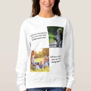 Lägg till egna foton, text och bakgrundsklipp i t shirt