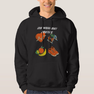 Lägg till egna kursillustrationer, svart hoodie