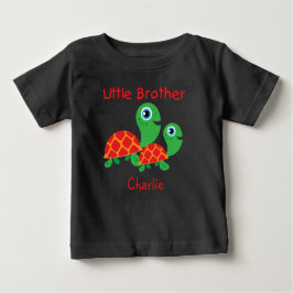 Lägg till en anpassad liten bror i Turtles Little  Tee