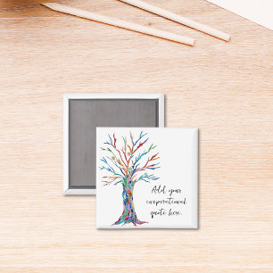 Lägg till en egen inspirationsoffert eller ett ege magnet