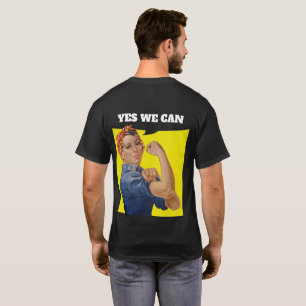 Lägg till en egen textplats runt Riveter-Personlig T Shirt