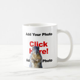 Lägg till en ekorre anpassad fotobomb Lägg till fo Kaffemugg