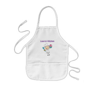 Lägg till en Kids Apron i Personligen Namn Barnförkläde
