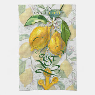 Lägg till en liten Zest - Lemon Kökshandduk