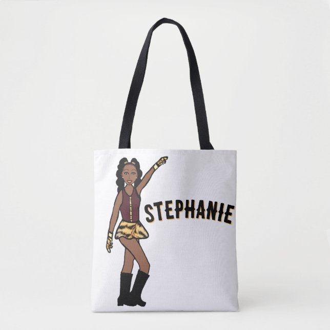 Lägg till en Namn-marktiger Stil #1 Tygkasse (Framsida)