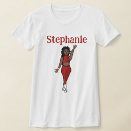 Lägg till en Namn Red Dancer T-Shirt