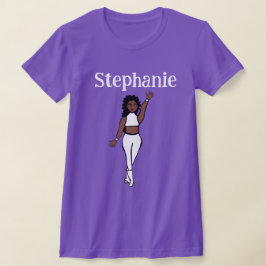 Lägg till en Namn White Dancer T-Shirt
