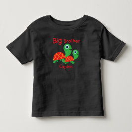 Lägg till en storebror för Turtles Personlig Namn T-shirt