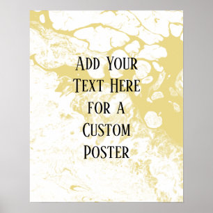 Lägg till en vit och anpassad Gult för Anpassnings Poster