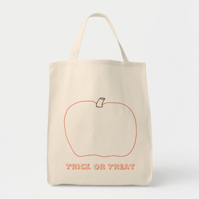 Lägg till ett ansikte i din pumkin Halloween canva Tygkasse (Framsidan)